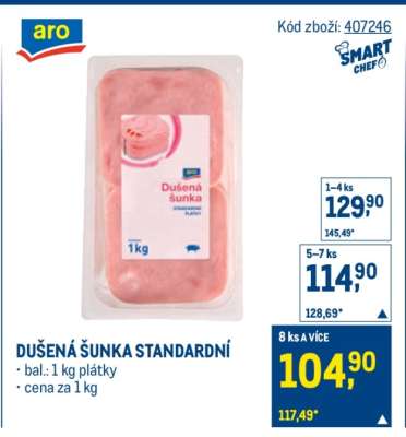 Dušená šunka standardní
