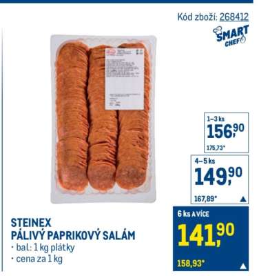 STEINEX PÁLIVÝ PAPRIKOVÝ SALÁM