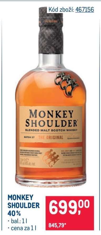MONKEY SHOULDER 40 %