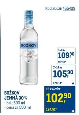 BOŽKOV JEMNÁ 30 %