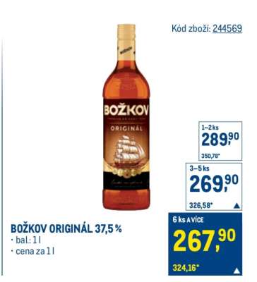 Božkov Originál 37,5 %