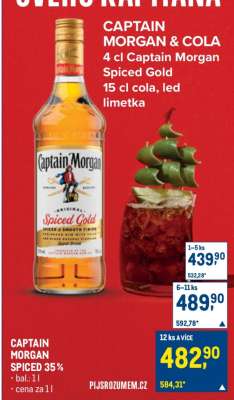 Captain Morgan Spiced 35 %
