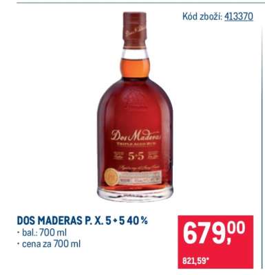 Dos Maderas P. X. 5 + 5 40 %