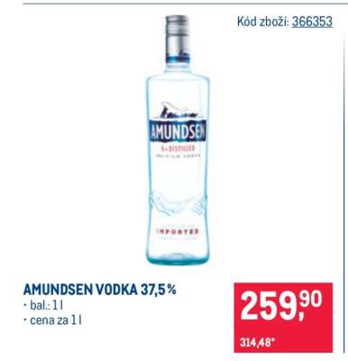 Amundsen Vodka 37,5 %