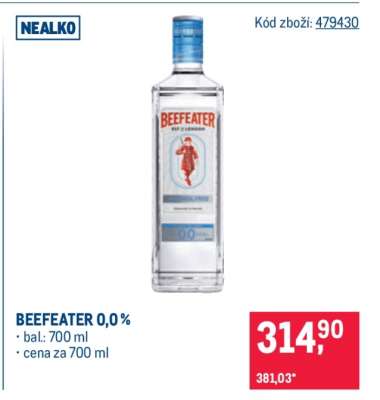 BEEFEATER 0,0%