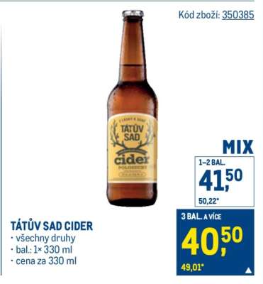 Tátův sad cider