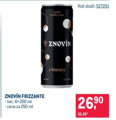 ZNOVÍN FRIZZANTE