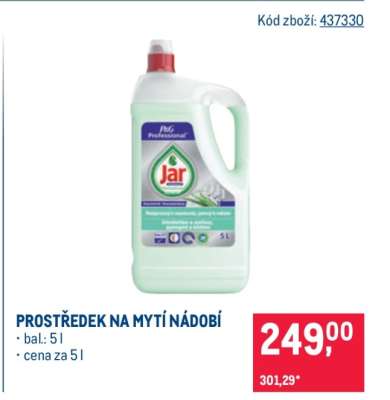 Prostředek na mytí nádobí
