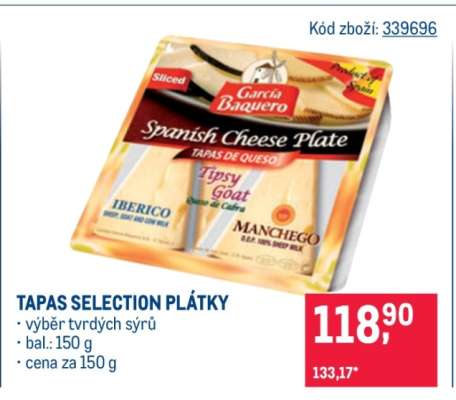 Tapas Selection plátky