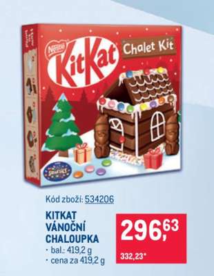 KITKAT VÁNOČNÍ CHALOUPKA