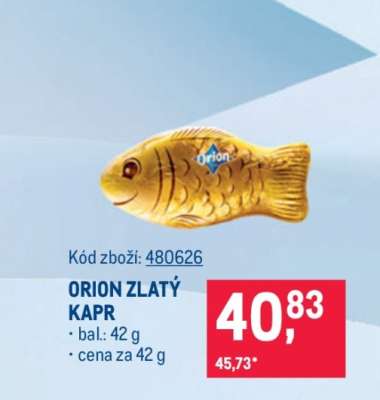 ORION ZLATÝ KAPR