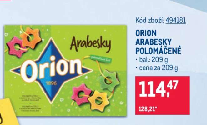 Orion Arabesky polomáčené