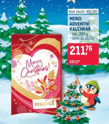 MERCI ADVENTNÍ KALENDÁŘ