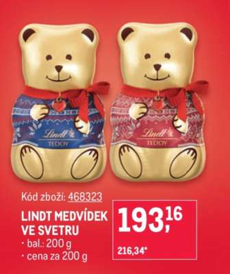 LINDT MEDVÍDEK VE SVETRU