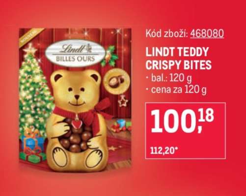 LINDT TEDDY CRISPY BITES