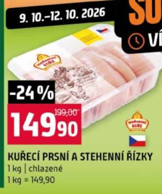KUŘECÍ PRSNÍ A STEHENNÍ ŘÍZKY*