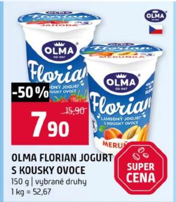 OLMA FLORIAN JOGURT S KOUSKY OVOCE