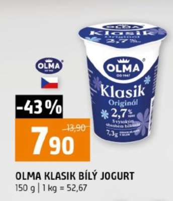 Olma Klasik bílý jogurt