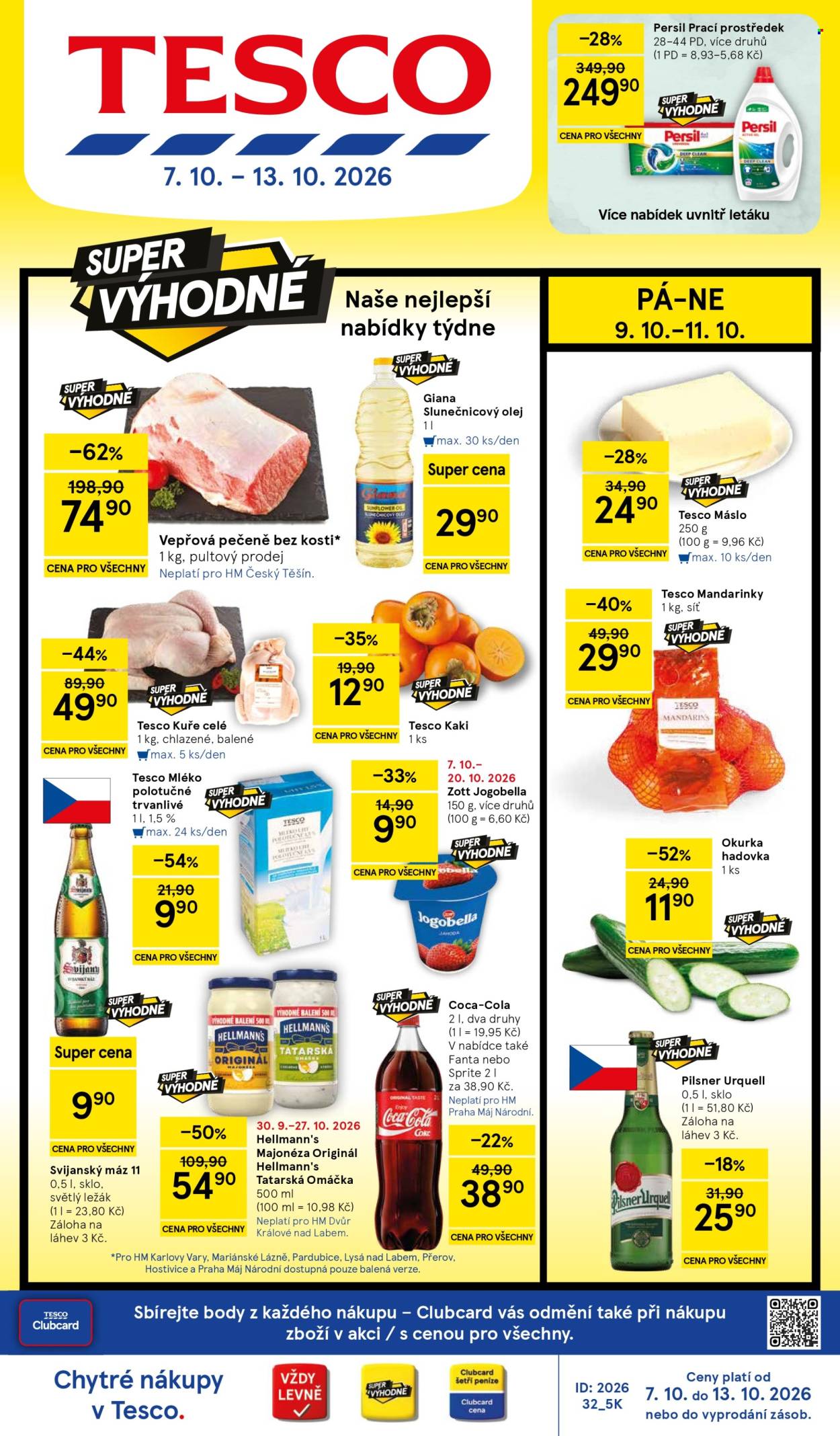 Leták TESCO - 7.10.2026 - 13.10.2026. Strana 1