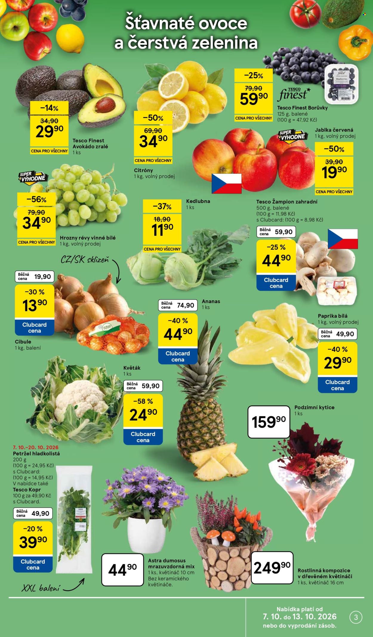 Leták TESCO - 7.10.2026 - 13.10.2026. Strana 3