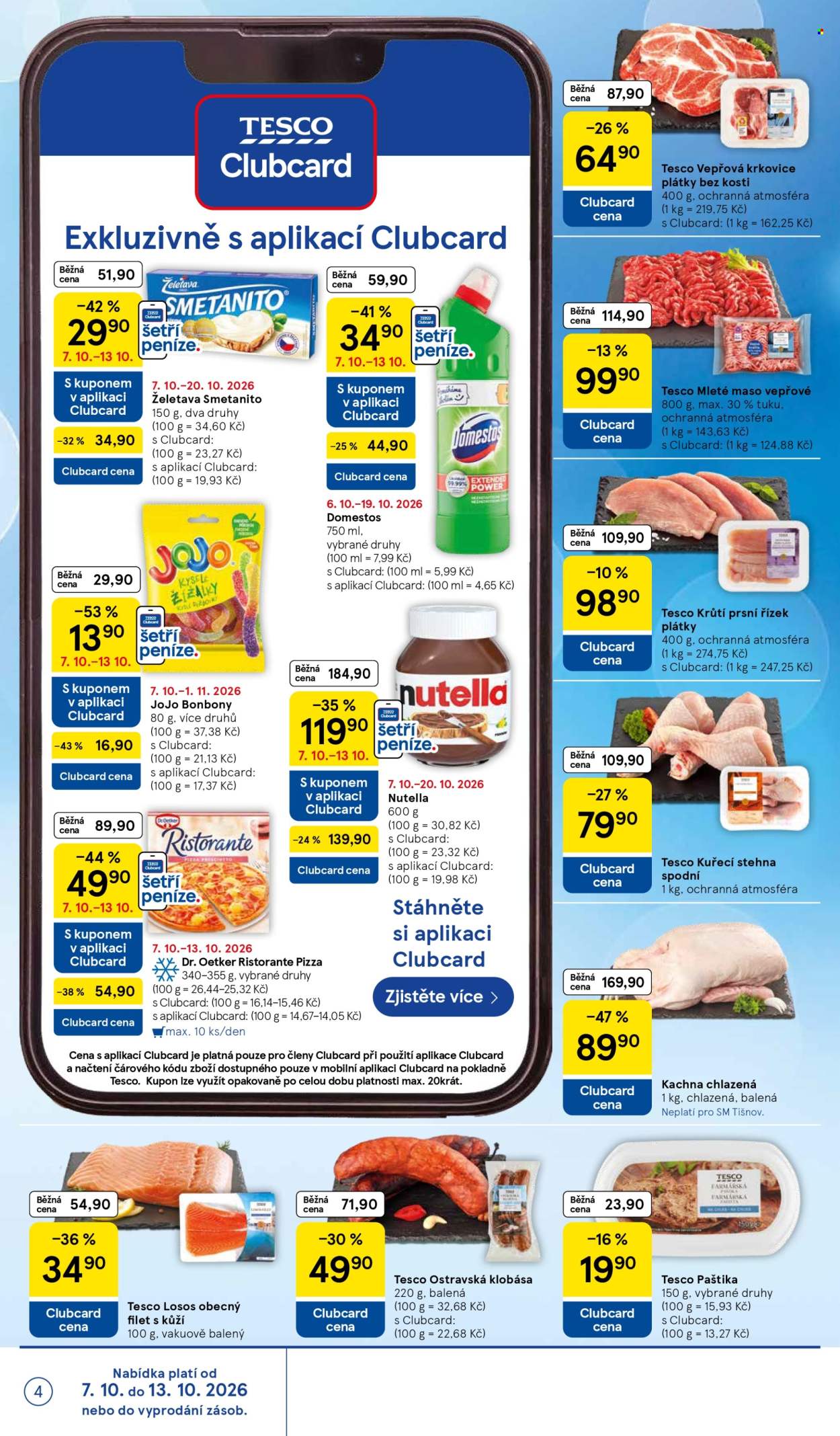 Leták TESCO supermarket - 7.10.2026 - 13.10.2026. Strana 4