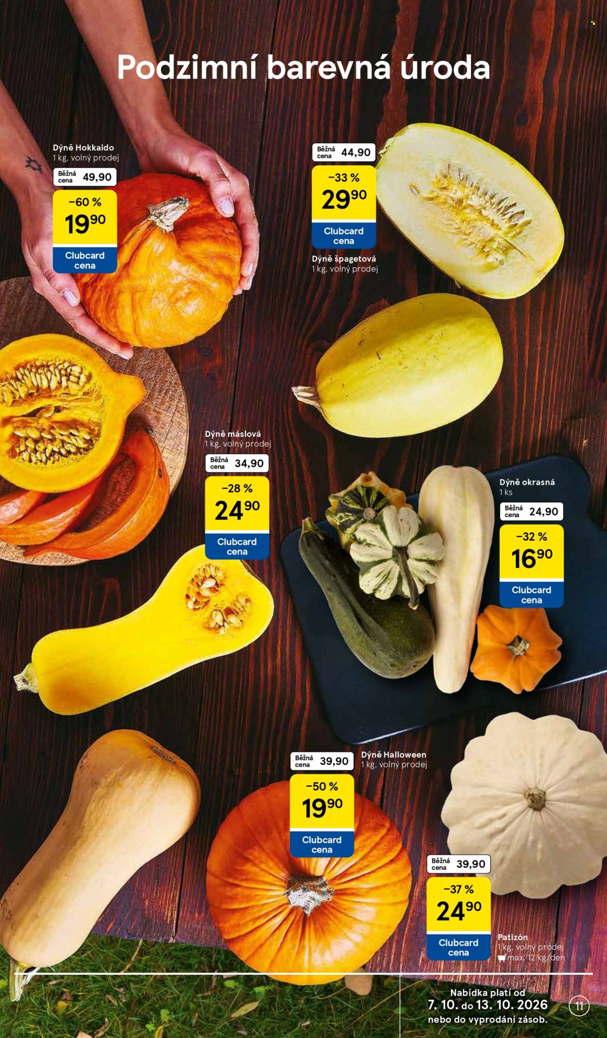 Leták TESCO supermarket - 7.10.2026 - 13.10.2026. Strana 11
