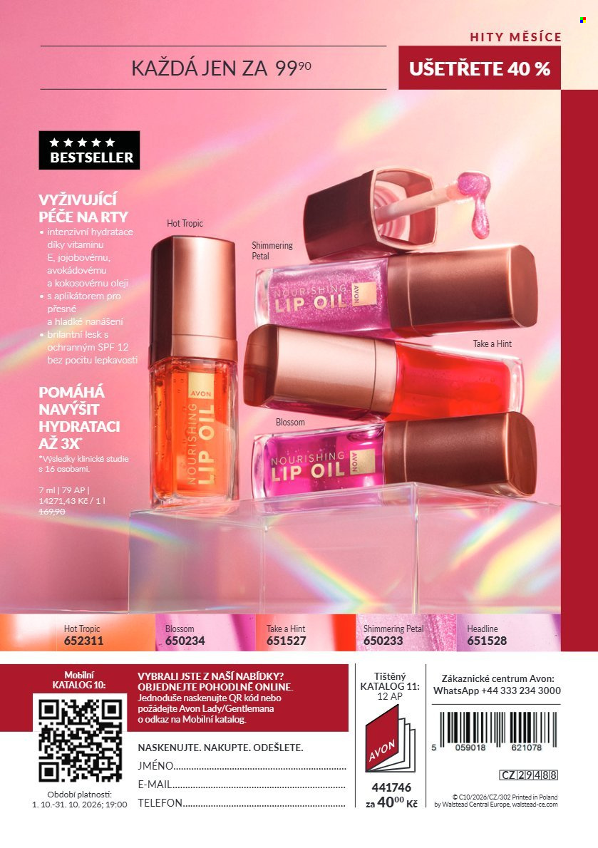 Leták AVON - 1.10.2026 - 31.10.2026. Strana 180