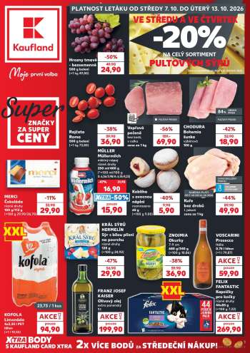 Leták Kaufland - 7.10.2026 - 13.10.2026.