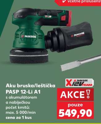 Aku bruska/leštička PASP 12-Li A1