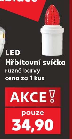 LED hřbitovní svíčka