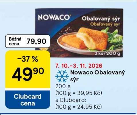 NOWACO Obalovaný sýr