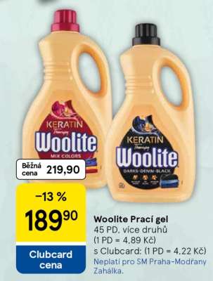 Woolite prací gel