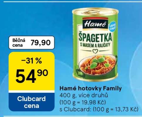 Hamé hotovky Family