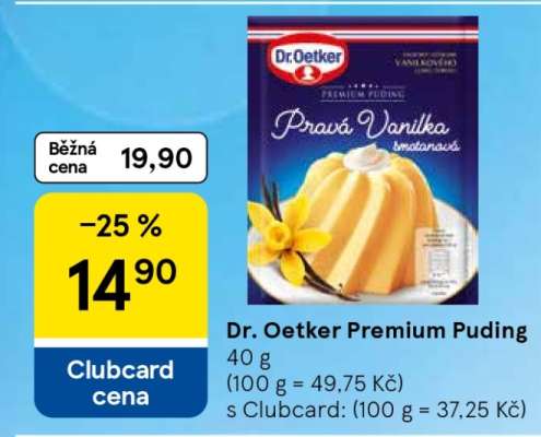 Dr. Oetker Premium puding