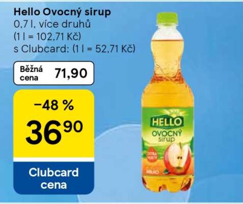 Hello Ovocný sirup