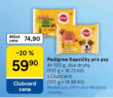 Pedigree kapsičky pro psy