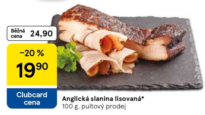 Anglická slanina lisovaná