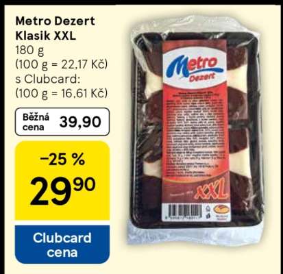METRO DEZERT KLASIK XXL