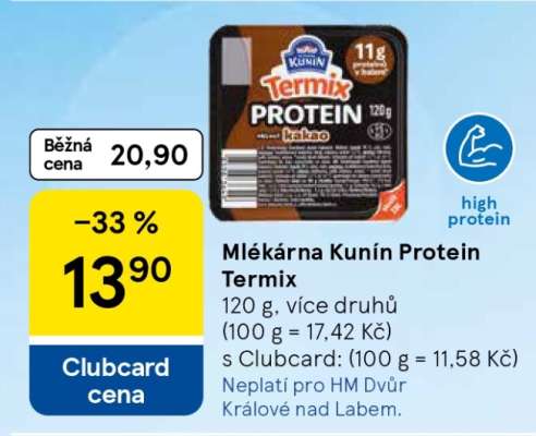 Mlékárna Kunín Protein Termix