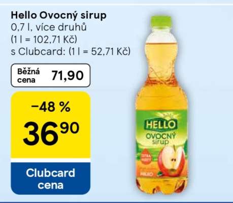 Hello Ovocný sirup