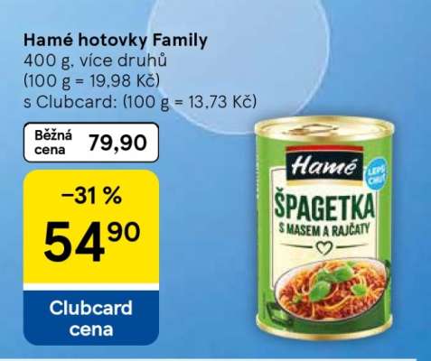 Hamé hotovky Family