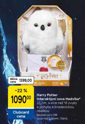 Harry Potter – Interaktivní sova Hedvika
