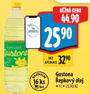 Gustona Řepkový olej