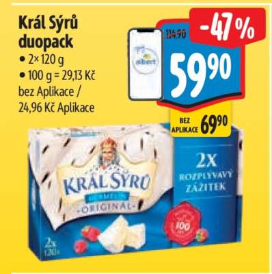 Král Sýrů duopack