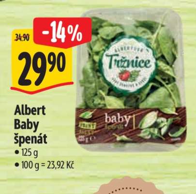 Albert Baby špenát