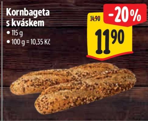 Kornbageta s kváskem*