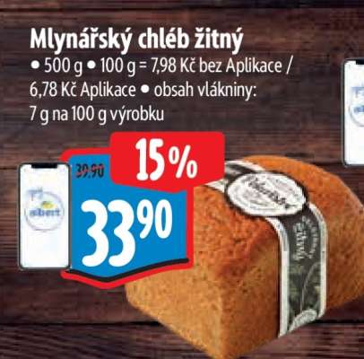 Mlynářský chléb žitný