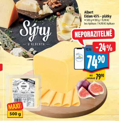 Albert Eidam 45% - plátky