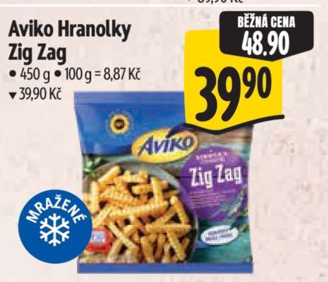 Aviko Hranolky Zig Zag