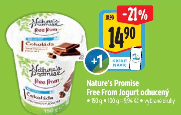 Nature’s Promise Free from Jogurt ochucený